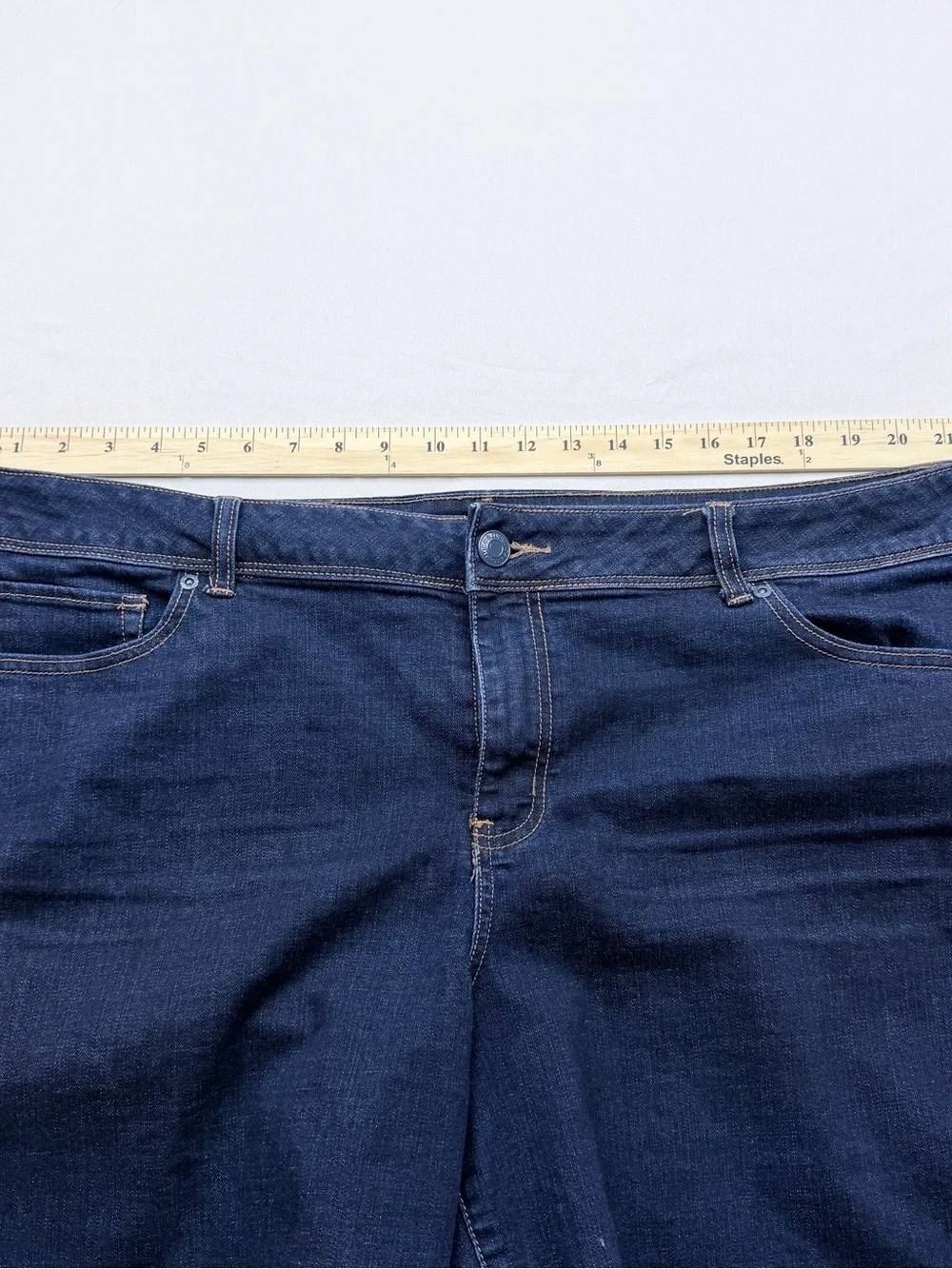 Maurices Dark Blue Denim Jean Shorts